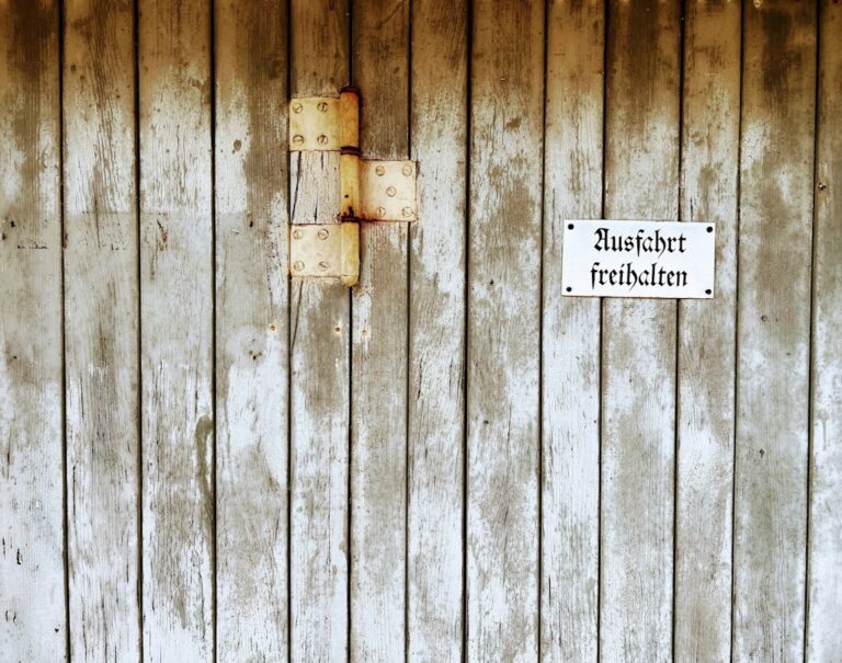 Ausfahrt freihalten