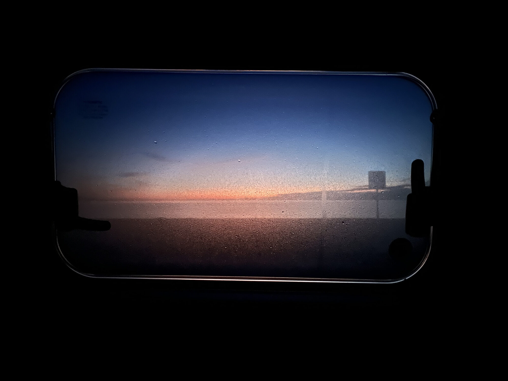 Wake up, blue hour, Antibes, France